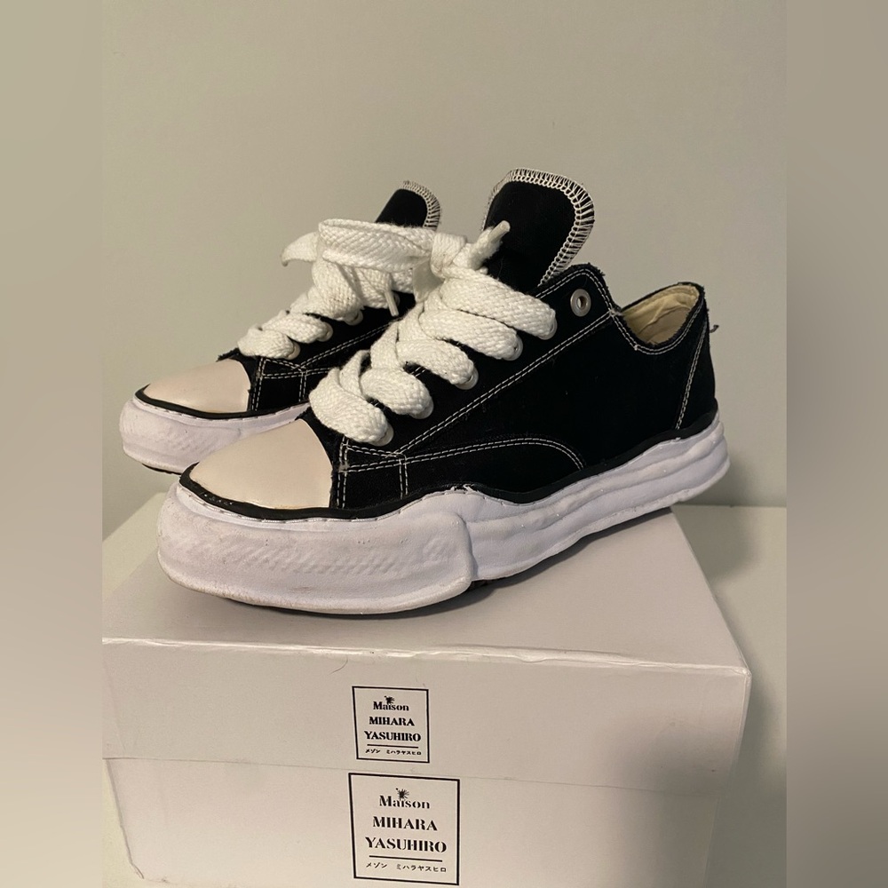 Maison Mihara Yasuhiro OG sole canvas low mens sneaker